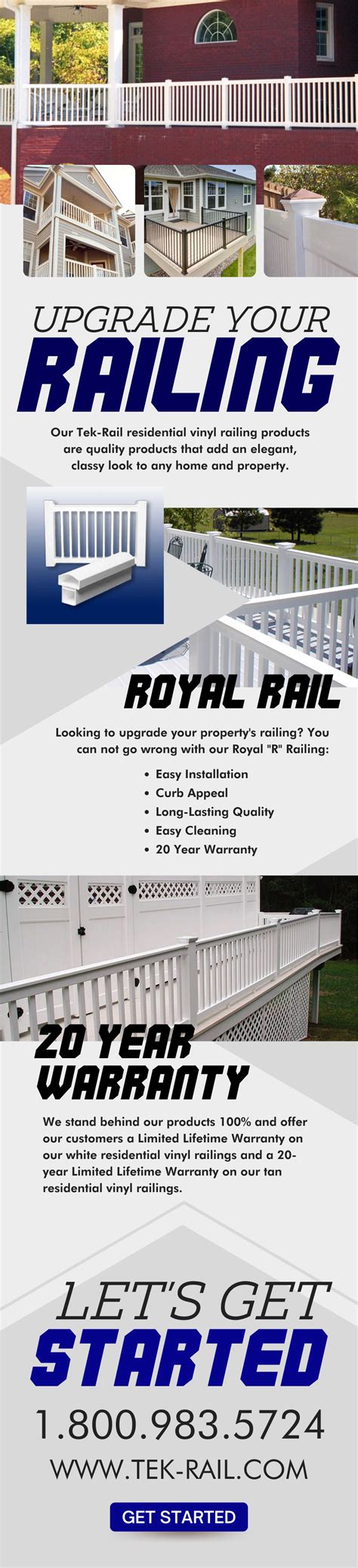 Upgrade Your Railing Tek Rail Inc