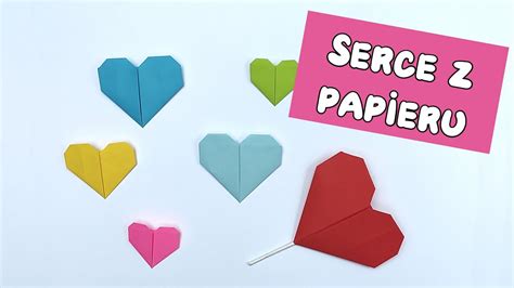 Serce Origami Serce Z Papieru Prezent Na Walentynki Diy Walentynki