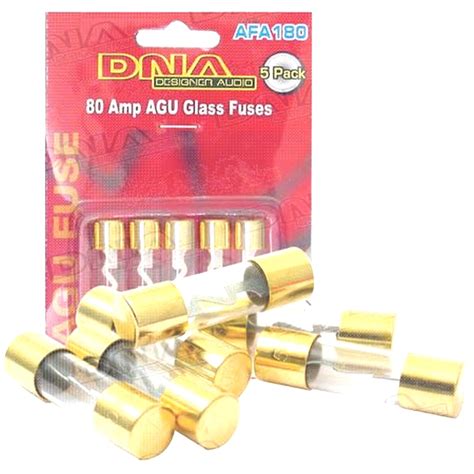 Agu Fuses 80 Amp Gold Fuse 5 Pack Tooltime Online