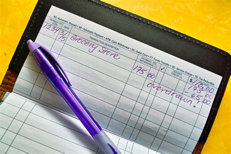 Checkbook With Personal Checks And A Pen Stock Image Image Of Payment