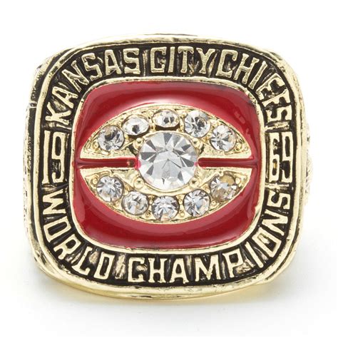 NFL 1969 KANSAS CITY CHIEFS SUPER BOWL IV WORLD CHAMPIONSHIP RING Repl ...