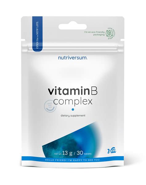 Nutriversum Vita Vitamin B Complex Tabl Muscleshop