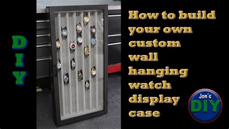 DIY Watch Display Case / Jon's DIY - YouTube