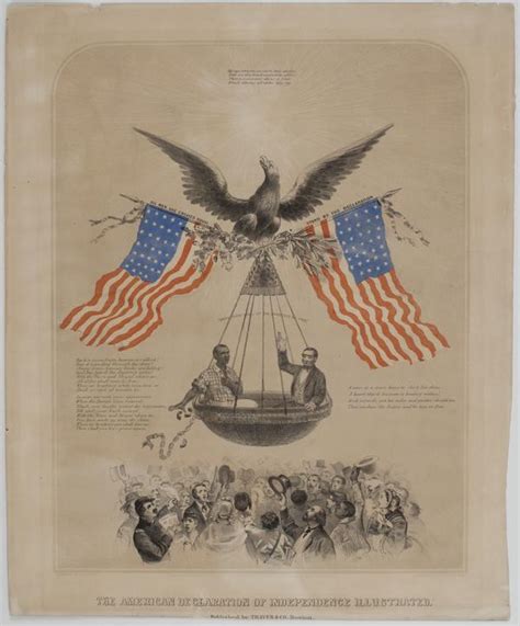 The Declaration Of Independence Illustrated [graphic] Fabronius Designed By R Thayer L