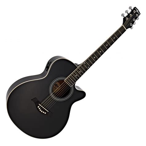 Guitarra Electroac Stica Con Cutaway Gear Music Negro Gear Music