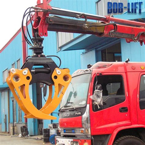 Timber Crane With Wood Gripper Forestry Machinery Ton China Truck