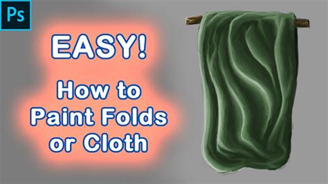 How To Paint Folds Or Cloth In Fabric Easily Digital Painting YouTube