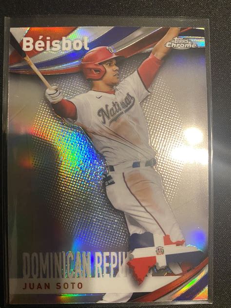 Topps Chrome Juan Soto B Isbol Ebay