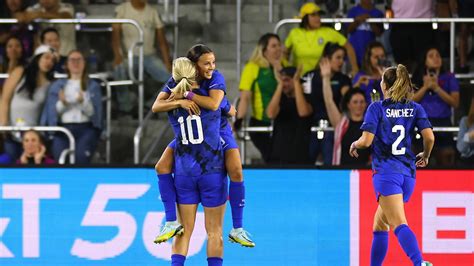 USWNT shows solidarity with Canada in win at SheBelieves Cup - The ...