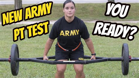 U S ARMY NEW ARMY PT TEST ARMY COMBAT FITNESS TEST YouTube