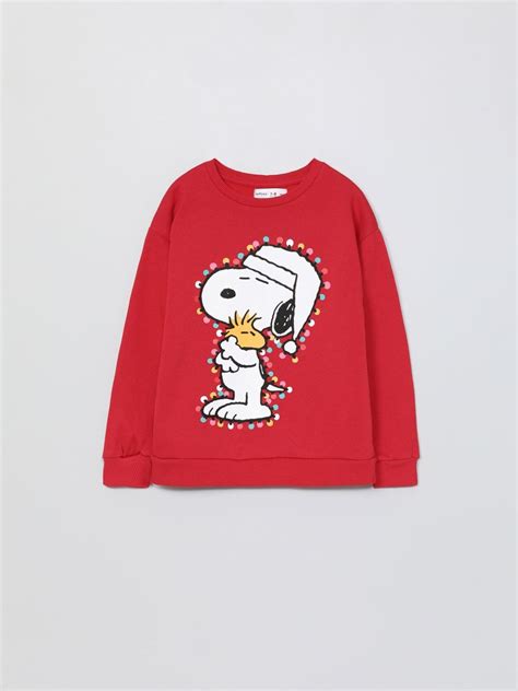 Sudadera Navide A Estampada Snoopy Peanuts Euros Yo Dona Para