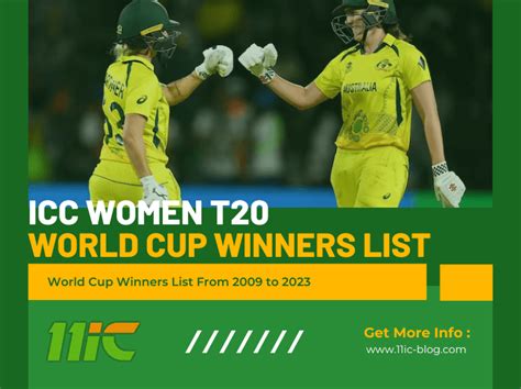 Icc Women T20 World Cup Winners List 2009 To 2023 By Flexi Labs