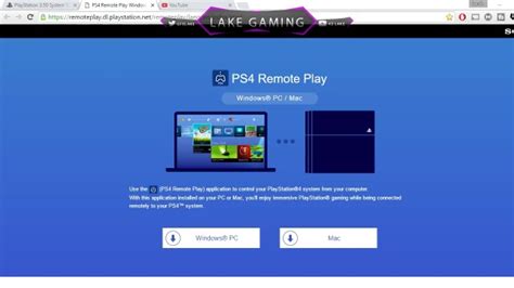 Ps4 Official Remote Play Application Pc Mac Tutorial Youtube