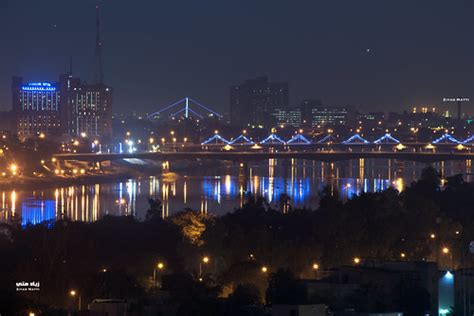 Baghdad Night Skyline Baghdad Night Skyline بغداد العراق Flickr