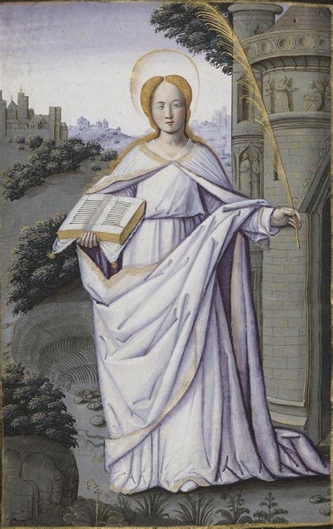 Sainte Barbara Horae Ad Usum Romanum 1475 1600 BNF Ms Latin 1171