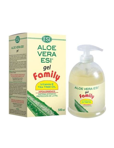 Aloe Vera Gel Family con árbol del té 500 ml ESI Parafarmacia