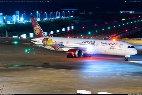 B 20DT Juneyao Airlines Boeing 787 9 Dreamliner Photo By Timmy Tam ID