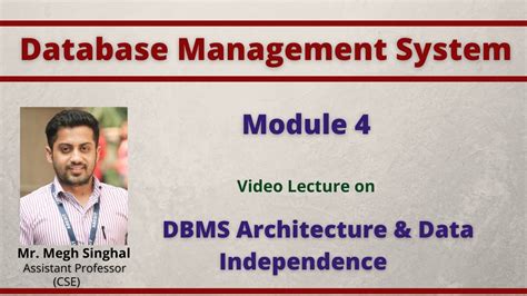 Module 4 Dbms Architecture 3 Level Schema 1 Tier 2 Tier And 3 Tier