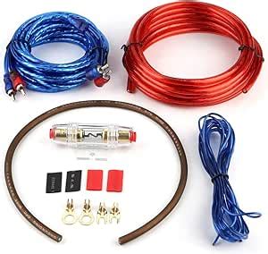 Kimiss Kit Installazione Amplificatore Auto Line Car Subwoofer