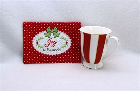 Christmas Mug Rug Set X Products Swak Embroidery