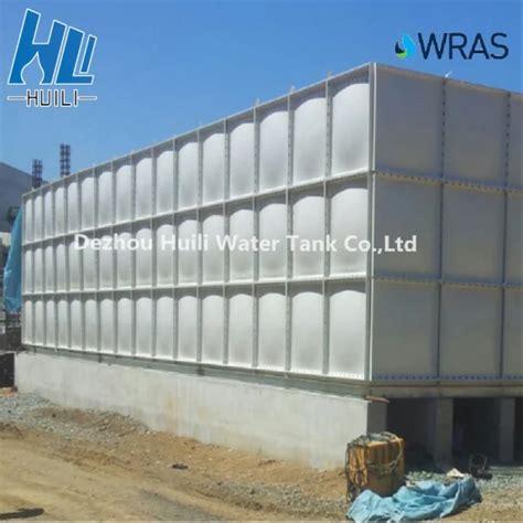 Sectional Assembled Fiber Glass GRP FRP Tank Panel For Fire Fighting