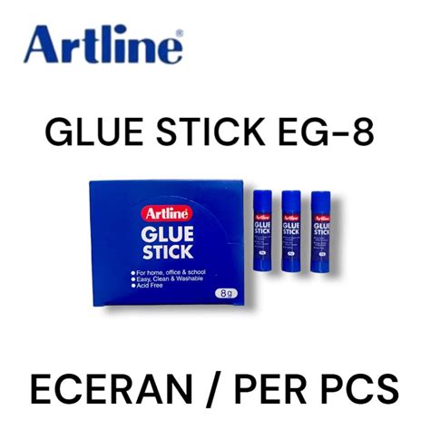 Jual Artline Lem Stick Glue Stick Lem Kertas EG 8 Eceran Per