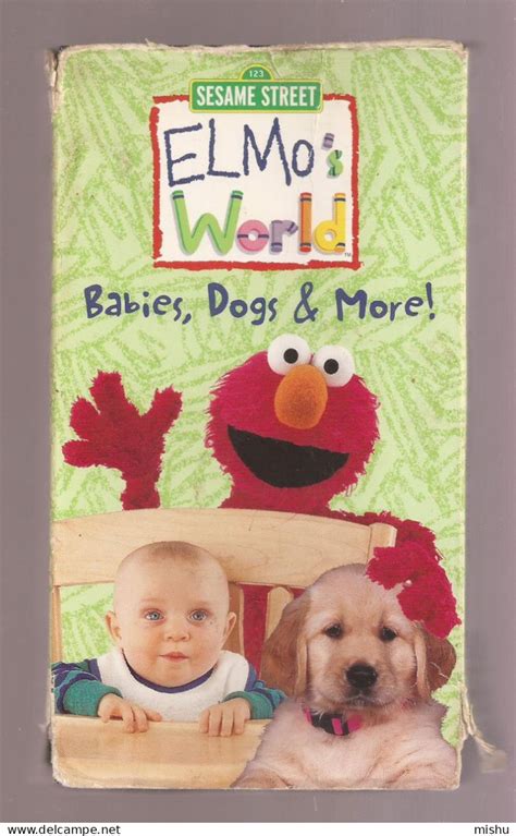 Children & Family - VHS Tape - 123 Sesame Street - Elmo's World - Babies, Dog and more