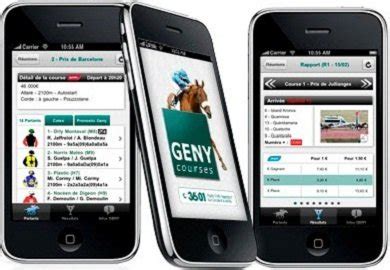 Genybet mobile : applications turf de Genybet pour téléphone mobile ...