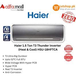 Haier Ton T Thunder Inverter Heat Cool Hsu Hftca On