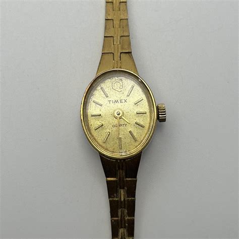 Vintage Gold Timex Watch Fully Functional With Depop