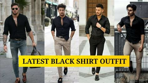 How To Style Black Shirt And Jeans Black Shirt And Jeans Outfit Ideas