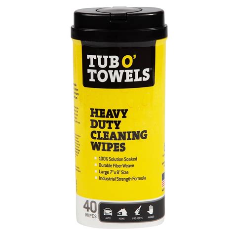 Tub O Towels Heavy Duty X Size Multi Surface Cleaning Wipes