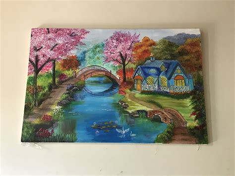 Beautiful Scenery painting – Edokan.pk