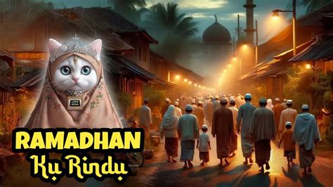 KUCING ANIMASI NYANYI RAMADHAN KU RINDU YouTube