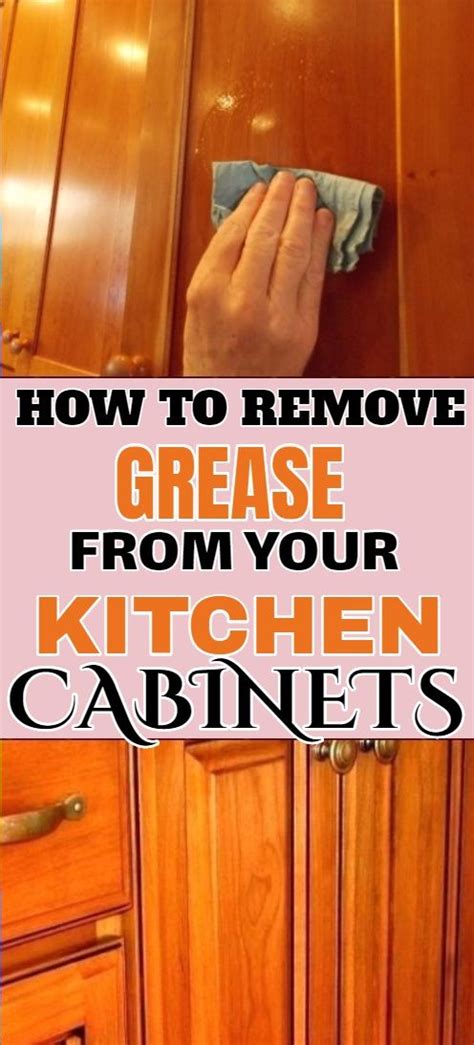 How To Remove Grease From Your Kitchen Cabinets Cleaning Wood