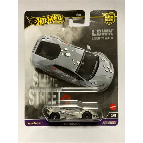Hotwheels Hot Wheels LBWK LB WORKS LAMBORGHINI HURACAN Slide Street 2 LIBERTY WALK Car Culture