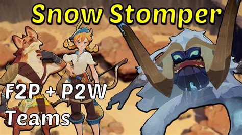 F2P P2W Teams Snow Stomper AFK Journey YouTube