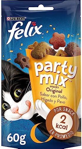 Felix Purina Party Mix Original Snack Premio Para Gato Con Pollo