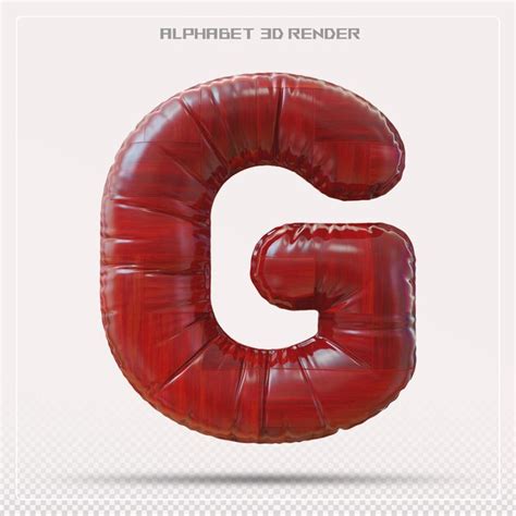 Premium Psd Wood Letter G Font Alphabet D Render