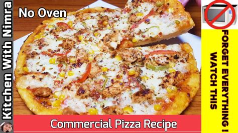 Chicken Tikka Pizza Recipe Without Oven Lockdown Special Kitchen