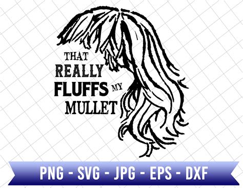 That Really Fluffs My Mullet Svg Funny Fourth Of July Svg Etsy España