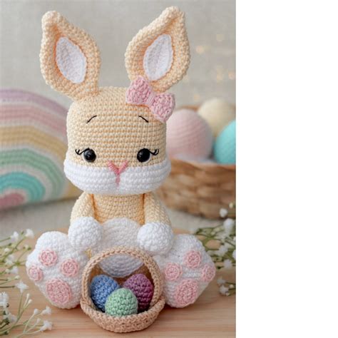 Coelha Lilica amigurumi Catavento Crochê