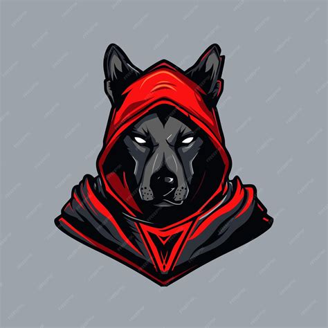 Premium Vector | K9 dog Esport vector logo blank background