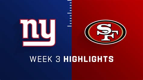 New York Giants vs. San Francisco 49ers highlights | Week 3