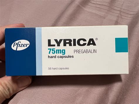 Pfizer Lyrica 75mg Box Of 56 Capsules Health Nutrition Health