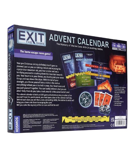 Exit Escape Room Advent Calendar 2024 Ebony Gweneth