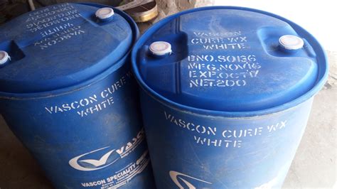 Vascon Speciality Water Based Curing Compound Standard Isi Packaging