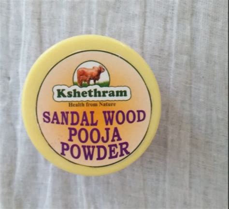 Kshethram Sandal Wood Pooja Powder Packaging Type Plastic Box