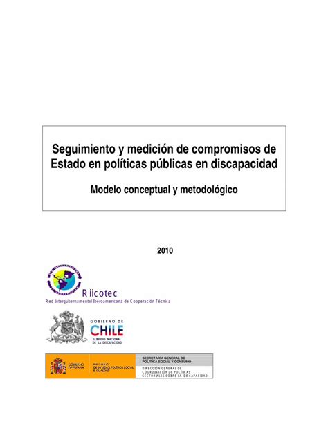 Pdf Seguimiento Y Medici N De Compromisos De Estado Conceptual De