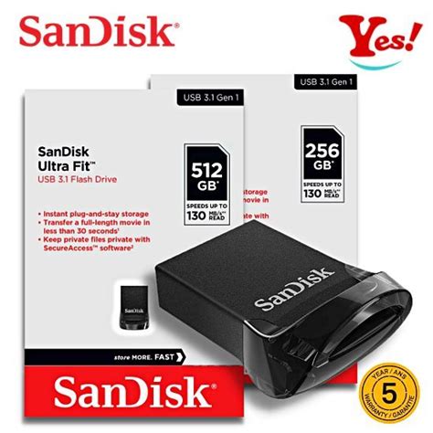 【yes！公司貨】sandisk Ultra Fit Cz Cz430 512gb 512g Usb 31 隨身碟 Yahoo奇摩拍賣